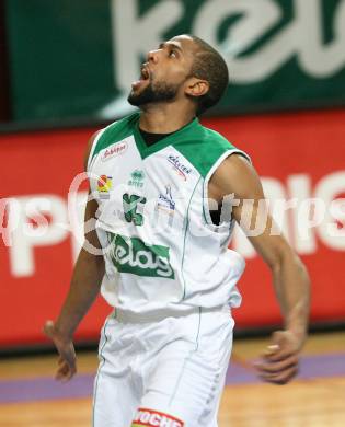 Basketball Bundesliga. Woerthersee Piraten gegen WBCKraftwerk Wels. Timothy Burnette (Piraten).  Klagenfurt, 21.2.2009.
Foto: Kuess

---
pressefotos, pressefotografie, kuess, qs, qspictures, sport, bild, bilder, bilddatenbank