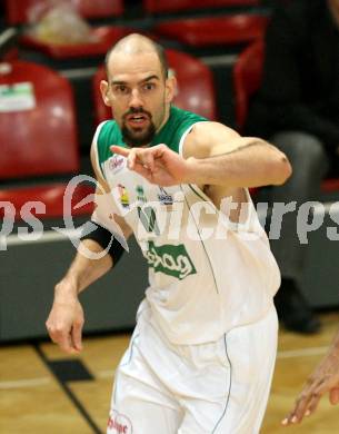 Basketball Bundesliga. Woerthersee Piraten gegen WBCKraftwerk Wels. Joachim Buggelsheim (Piraten).  Klagenfurt, 21.2.2009.
Foto: Kuess

---
pressefotos, pressefotografie, kuess, qs, qspictures, sport, bild, bilder, bilddatenbank