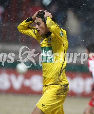 Fussball. Tipp3-Bundesliga. SK Austria Kelag Kaernten  gegen KSV Superfund. Atdhe Nuhiu (Austria Kaernten). Kapfenberg, 21.2.2009. 
Foto: Kuess

---
pressefotos, pressefotografie, kuess, qs, qspictures, sport, bild, bilder, bilddatenbank