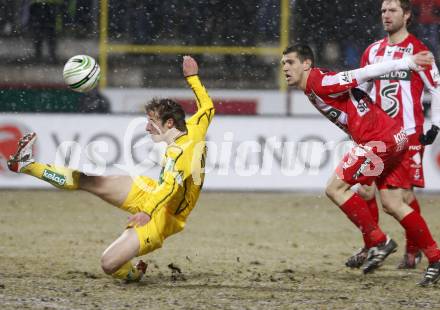 Fussball. Tipp3-Bundesliga. SK Austria Kelag Kaernten  gegen KSV Superfund. Marc Sand (Austria Kaernten). Kapfenberg, 21.2.2009. 
Foto: Kuess

---
pressefotos, pressefotografie, kuess, qs, qspictures, sport, bild, bilder, bilddatenbank