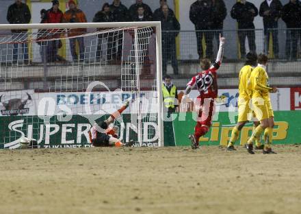 Fussball. Tipp3-Bundesliga. SK Austria Kelag Kaernten  gegen KSV Superfund. 2:0 fuer Kapfenberg. Kapfenberg, 21.2.2009. 
Foto: Kuess

---
pressefotos, pressefotografie, kuess, qs, qspictures, sport, bild, bilder, bilddatenbank