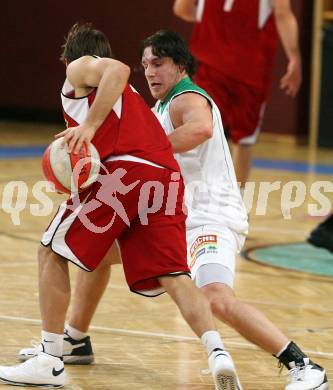 Basketball Bundesliga. Woerthersee Piraten gegen WBCKraftwerk Wels. Andreas Kuttnig  (Piraten).  Klagenfurt, 21.2.2009.
Foto: Kuess

---
pressefotos, pressefotografie, kuess, qs, qspictures, sport, bild, bilder, bilddatenbank