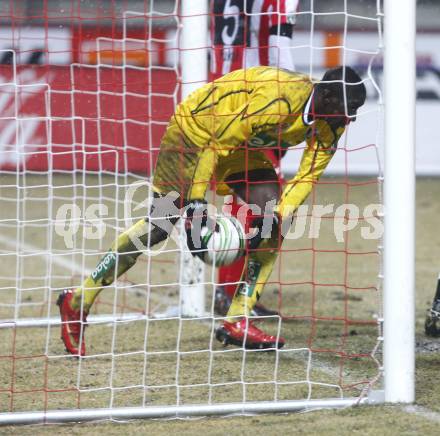 Fussball. Tipp3-Bundesliga. SK Austria Kelag Kaernten  gegen KSV Superfund. Modou Jagne (Austria Kaernten). Kapfenberg, 21.2.2009. 
Foto: Kuess

---
pressefotos, pressefotografie, kuess, qs, qspictures, sport, bild, bilder, bilddatenbank