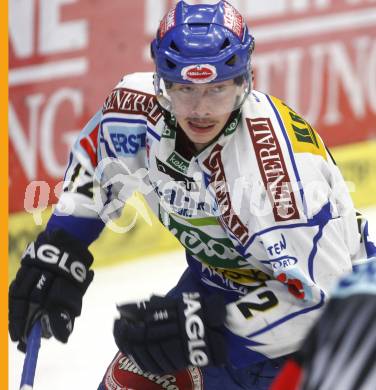 EBEL. Eishockey Bundesliga. EC Pasut VSV gegen EHC LIWEST Linz. Michael Raffl,  (VSV). Villach, am 22.2.2009.
Foto: Kuess 


---
pressefotos, pressefotografie, kuess, qs, qspictures, sport, bild, bilder, bilddatenbank