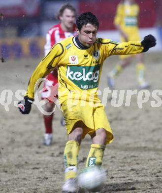 Fussball. Tipp3-Bundesliga. SK Austria Kelag Kaernten  gegen KSV Superfund. Zlatko Junuzovic (Austria Kaernten). Kapfenberg, 21.2.2009. 
Foto: Kuess

---
pressefotos, pressefotografie, kuess, qs, qspictures, sport, bild, bilder, bilddatenbank