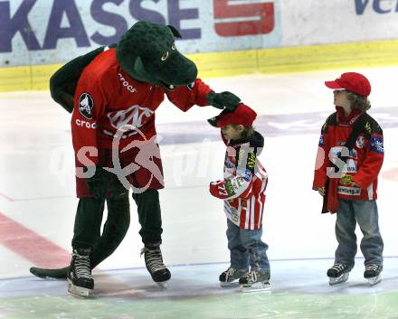 EBEL. Eishockey Bundesliga. KAC gegen HC TWK Innsbruck.  KAC Maskottchen, Lindi. Klagenfurt, am 22.2.2009.
Foto: Kuess 

---
pressefotos, pressefotografie, kuess, qs, qspictures, sport, bild, bilder, bilddatenbank