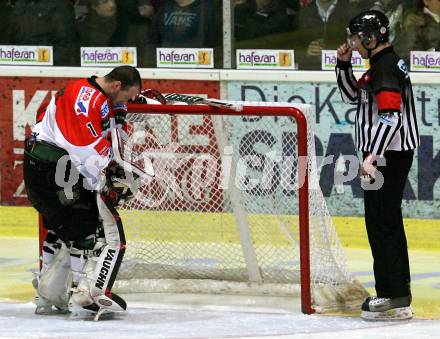 EBEL. Eishockey Bundesliga. KAC gegen HC TWK Innsbruck.  Enttaeuscht KOTYK Seamus (Innsbruck). Klagenfurt, am 22.2.2009.
Foto: Kuess 

---
pressefotos, pressefotografie, kuess, qs, qspictures, sport, bild, bilder, bilddatenbank