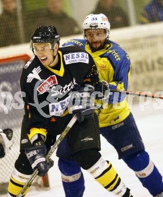 Eishockey. CHL. Althofen gegen Spittal. Schweiger Christian (Althofen), Orzetek Florian (Spittal). Althofen, 25.2.2009.
Foto: Kuess
---
pressefotos, pressefotografie, kuess, qs, qspictures, sport, bild, bilder, bilddatenbank