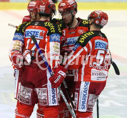 EBEL. Eishockey Bundesliga. KAC gegen HC TWK Innsbruck. Torjubel KAC. Klagenfurt, am 26.2.2009.
Foto: Kuess 

---
pressefotos, pressefotografie, kuess, qs, qspictures, sport, bild, bilder, bilddatenbank