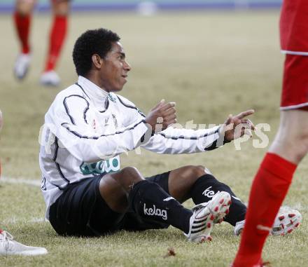 Fussball. Tipp3-Bundesliga. SK Austria Kelag Kaernten  gegen SV Mattersburg. Sandro Jose Da Silva (Austria Kaernten). Klagenfurt, 28.2.2009. 
Foto: Kuess

---
pressefotos, pressefotografie, kuess, qs, qspictures, sport, bild, bilder, bilddatenbank