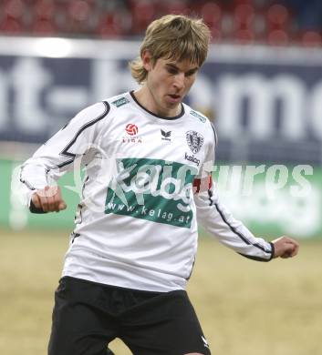 Fussball. Tipp3-Bundesliga. SK Austria Kelag Kaernten  gegen SV Mattersburg. Manuel Weber  (Austria Kaernten). Klagenfurt, 28.2.2009. 
Foto: Kuess

---
pressefotos, pressefotografie, kuess, qs, qspictures, sport, bild, bilder, bilddatenbank