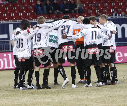 Fussball. Tipp3-Bundesliga. SK Austria Kelag Kaernten  gegen SV Mattersburg. Klagenfurt, 28.2.2009. 
Foto: Kuess

---
pressefotos, pressefotografie, kuess, qs, qspictures, sport, bild, bilder, bilddatenbank