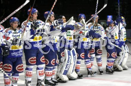 EBEL. Eishockey Bundesliga. VSV gegen Graz.Jubel VSV. Villach, am 21.10.2008.
Foto: Kuess 
Foto: Kuess

---
pressefotos, pressefotografie, kuess, qs, qspictures, sport, bild, bilder, bilddatenbank