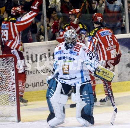 EBEL. Eishockey Bundesliga. KAC gegen EHC LIWEST Linz. Torjubel KAC. Klagenfurt, am 5.3.2009.
Foto: Kuess 

---
pressefotos, pressefotografie, kuess, qs, qspictures, sport, bild, bilder, bilddatenbank