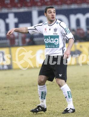 Fussball. Tipp3-Bundesliga. SK Austria Kelag Kaernten  gegen RB Salzburg. Marco Salvatore (Austria Kaernten). Klagenfurt, 4.3..2009. 
Foto: Kuess

---
pressefotos, pressefotografie, kuess, qs, qspictures, sport, bild, bilder, bilddatenbank