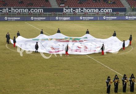 Fussball. Tipp3-Bundesliga. SK Austria Kelag Kaernten  gegen RB Salzburg. Hypo Alpe Adria Arena. Bundesliga Logo. Klagenfurt, 4.3..2009. 
Foto: Kuess

---
pressefotos, pressefotografie, kuess, qs, qspictures, sport, bild, bilder, bilddatenbank