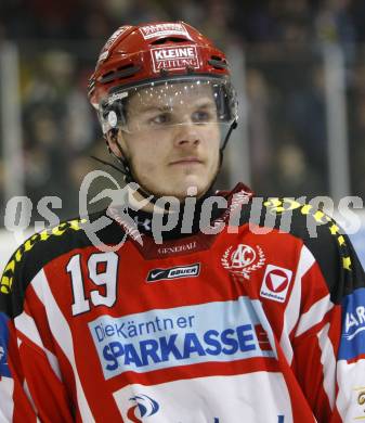 EBEL. Eishockey Bundesliga. KAC gegen EHC LIWEST Linz. Geier Stephan (KAC). Klagenfurt, am 5.3.2009.
Foto: Kuess 

---
pressefotos, pressefotografie, kuess, qs, qspictures, sport, bild, bilder, bilddatenbank