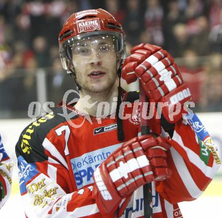 EBEL. Eishockey Bundesliga. KAC gegen EHC LIWEST Linz. Herbert Ratz (KAC). Klagenfurt, am 5.3.2009.
Foto: Kuess 

---
pressefotos, pressefotografie, kuess, qs, qspictures, sport, bild, bilder, bilddatenbank