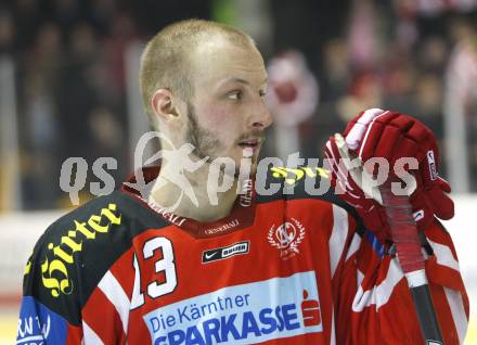 EBEL. Eishockey Bundesliga. KAC gegen EHC LIWEST Linz. Johannes Kirisits (KAC). Klagenfurt, am 5.3.2009.
Foto: Kuess 

---
pressefotos, pressefotografie, kuess, qs, qspictures, sport, bild, bilder, bilddatenbank