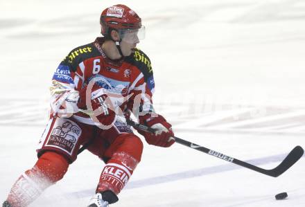 EBEL. Eishockey Bundesliga. KAC gegen EHC LIWEST Linz. Mike Pellegrims (KAC). Klagenfurt, am 5.3.2009.
Foto: Kuess 

---
pressefotos, pressefotografie, kuess, qs, qspictures, sport, bild, bilder, bilddatenbank