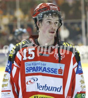 EBEL. Eishockey Bundesliga. KAC gegen EHC LIWEST Linz. Paul Schellander (KAC). Klagenfurt, am 5.3.2009.
Foto: Kuess 

---
pressefotos, pressefotografie, kuess, qs, qspictures, sport, bild, bilder, bilddatenbank