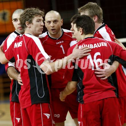 Volleyball. VBK Klagenfurt gegen TSV Hartberg. Jubel (VBK). Klagenfurt, 7.3.2009
Foto: Kuess

---
pressefotos, pressefotografie, kuess, qs, qspictures, sport, bild, bilder, bilddatenbank