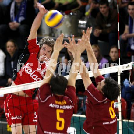 Volleyball. VBK Klagenfurt gegen TSV Hartberg. Taylor EVANS (VBK). Klagenfurt, 7.3.2009
Foto: Kuess

---
pressefotos, pressefotografie, kuess, qs, qspictures, sport, bild, bilder, bilddatenbank