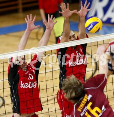 Volleyball. VBK Klagenfurt gegen TSV Hartberg. Christopher KOZLAREK, Jacob SCHKUD (VBK). Klagenfurt, 7.3.2009
Foto: Kuess

---
pressefotos, pressefotografie, kuess, qs, qspictures, sport, bild, bilder, bilddatenbank