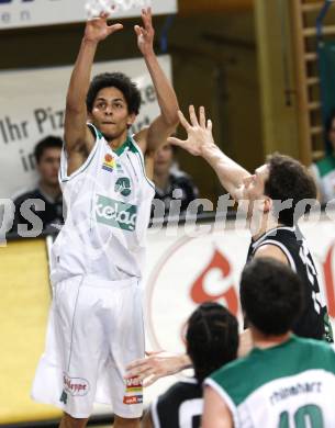 Basketball Bundesliga. Woerthersee Piraten gegen Guessing Knights. Samuel Bachlechner (Piraten). Klagenfurt, am 8.3.2009.
Foto: Kuess
---
pressefotos, pressefotografie, kuess, qs, qspictures, sport, bild, bilder, bilddatenbank