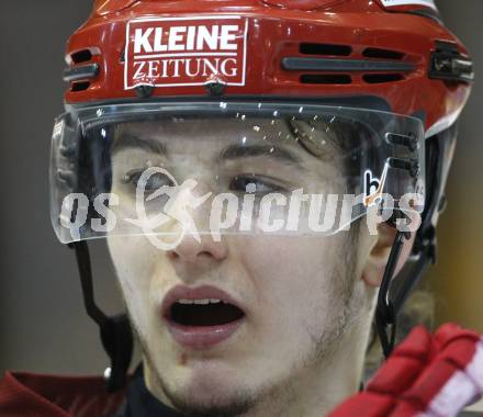 EBEL. Eishockey Bundesliga. KAC gegen EHC LIWEST Linz. Raphael Herburger (KAC). Klagenfurt, am 10.3.2009.
Foto: Kuess 

---
pressefotos, pressefotografie, kuess, qs, qspictures, sport, bild, bilder, bilddatenbank