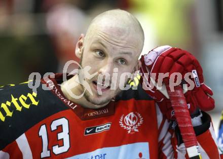 EBEL. Eishockey Bundesliga. KAC gegen EHC LIWEST Linz. Johannes Kirisits
Foto: Kuess 

---
pressefotos, pressefotografie, kuess, qs, qspictures, sport, bild, bilder, bilddatenbank