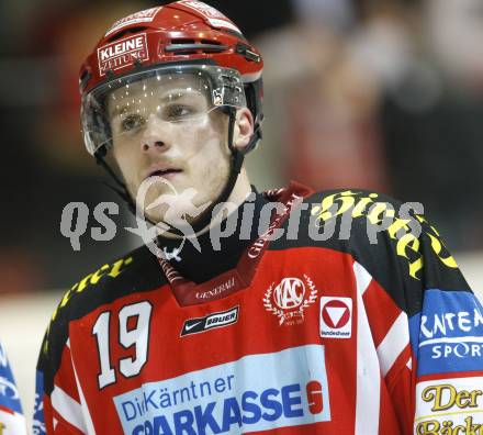 EBEL. Eishockey Bundesliga. KAC gegen EHC LIWEST Linz. Stefan Geier (KAC). Klagenfurt, am 10.3.2009.
Foto: Kuess 

---
pressefotos, pressefotografie, kuess, qs, qspictures, sport, bild, bilder, bilddatenbank