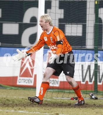 Fussball. Tipp3-Bundesliga. SK Austria Kelag Kaernten  gegen Austria Wien. Andreas Schranz (Austria Kaernten). Klagenfurt, 14.3..2009. 
Foto: Kuess

---
pressefotos, pressefotografie, kuess, qs, qspictures, sport, bild, bilder, bilddatenbank