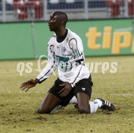 Fussball. Tipp3-Bundesliga. SK Austria Kelag Kaernten  gegen Austria Wien. Modou Jagne (Austria Kaernten). Klagenfurt, 14.3..2009. 
Foto: Kuess

---
pressefotos, pressefotografie, kuess, qs, qspictures, sport, bild, bilder, bilddatenbank