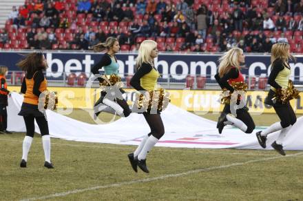 Fussball. Tipp3-Bundesliga. SK Austria Kelag Kaernten  gegen Austria Wien. Cheerleaders. Klagenfurt, 14.3..2009. 
Foto: Kuess

---
pressefotos, pressefotografie, kuess, qs, qspictures, sport, bild, bilder, bilddatenbank