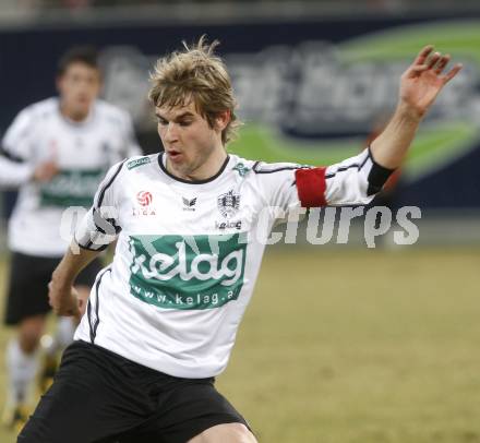 Fussball. Tipp3-Bundesliga. SK Austria Kelag Kaernten  gegen Austria Wien. Manuel Weber (Austria Kaernten). Klagenfurt, 14.3..2009. 
Foto: Kuess

---
pressefotos, pressefotografie, kuess, qs, qspictures, sport, bild, bilder, bilddatenbank