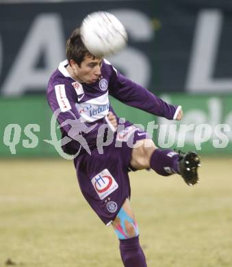 Fussball. Tipp3-Bundesliga. SK Austria Kelag Kaernten  gegen Austria Wien. Markus Suttner (Wien). Klagenfurt, 14.3..2009. 
Foto: Kuess

---
pressefotos, pressefotografie, kuess, qs, qspictures, sport, bild, bilder, bilddatenbank