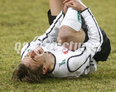 Fussball. Tipp3-Bundesliga. SK Austria Kelag Kaernten  gegen Austria Wien. Marc Sand  (Austria Kaernten). Klagenfurt, 14.3..2009. 
Foto: Kuess

---
pressefotos, pressefotografie, kuess, qs, qspictures, sport, bild, bilder, bilddatenbank