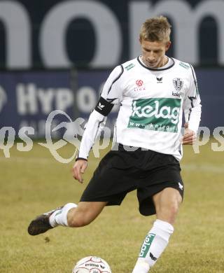 Fussball. Tipp3-Bundesliga. SK Austria Kelag Kaernten  gegen Austria Wien. Thomas Hinum  (Austria Kaernten). Klagenfurt, 14.3..2009. 
Foto: Kuess

---
pressefotos, pressefotografie, kuess, qs, qspictures, sport, bild, bilder, bilddatenbank