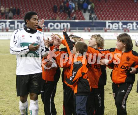 Fussball. Tipp3-Bundesliga. SK Austria Kelag Kaernten  gegen Austria Wien. Sandro Jose Da Silva (Austria Kaernten). Klagenfurt, 14.3..2009. 
Foto: Kuess

---
pressefotos, pressefotografie, kuess, qs, qspictures, sport, bild, bilder, bilddatenbank