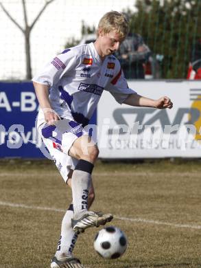 Fussball Regionalliga. SAK gegen FC Blau Weiss Linz. Rene Partl (SAK). Klagenfurt, am 14.3.2009.
Foto: Kuess
---
pressefotos, pressefotografie, kuess, qs, qspictures, sport, bild, bilder, bilddatenbank