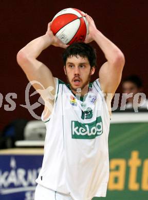 Basketball Bundesliga. Woerthersee Piraten gegen BK Klosterneuburg. Erik Rhinehart (Piraten).  Klagenfurt, 18.3.2009
Foto: Kuess

---
pressefotos, pressefotografie, kuess, qs, qspictures, sport, bild, bilder, bilddatenbank