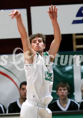 Basketball Bundesliga. Woerthersee Piraten gegen BK Klosterneuburg. Jack Leasure (Piraten).  Klagenfurt, 18.3.2009
Foto: Kuess

---
pressefotos, pressefotografie, kuess, qs, qspictures, sport, bild, bilder, bilddatenbank