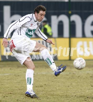 Fussball. Tipp3-Bundesliga. SK Austria Kelag Kaernten  gegen Sturm Graz. Thiago Maier Santos Schumacher (Austria Kaernten). Klagenfurt, 18.3..2009. 
Foto: Kuess

---
pressefotos, pressefotografie, kuess, qs, qspictures, sport, bild, bilder, bilddatenbank