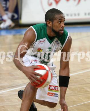 Basketball Bundesliga. Woerthersee Piraten gegen BK Klosterneuburg. Timothy Burnette (Piraten).  Klagenfurt, 18.3.2009
Foto: Kuess

---
pressefotos, pressefotografie, kuess, qs, qspictures, sport, bild, bilder, bilddatenbank