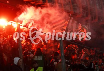 Fussball. Tipp3-Bundesliga. SK Austria Kelag Kaernten gegen SK Rapid. Rapid Fans. Klagenfurt, 21.3..2009. 
Foto: Kuess

---
pressefotos, pressefotografie, kuess, qs, qspictures, sport, bild, bilder, bilddatenbank