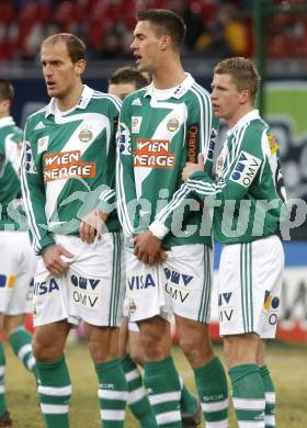 Fussball. Tipp3-Bundesliga. SK Austria Kelag Kaernten gegen SK Rapid. Juergen Patocka, Stefan Maerhofer, Christian Thonhofer  (Rapid). Klagenfurt, 21.3..2009. 
Foto: Kuess

---
pressefotos, pressefotografie, kuess, qs, qspictures, sport, bild, bilder, bilddatenbank