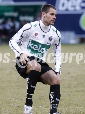 Fussball. Tipp3-Bundesliga. SK Austria Kelag Kaernten gegen SK Rapid. Oliver Pusztai (Kaernten). Klagenfurt, 21.3..2009. 
Foto: Kuess

---
pressefotos, pressefotografie, kuess, qs, qspictures, sport, bild, bilder, bilddatenbank