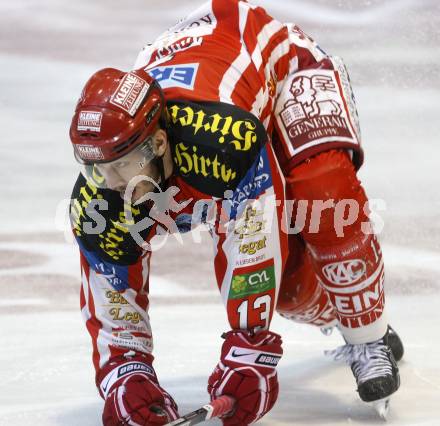 EBEL. Eishockey Bundesliga. KAC gegen EC Salzburg.  Johannes Kirisits (KAC). Klagenfurt, am 22.3.2009.
Foto: Kuess 

---
pressefotos, pressefotografie, kuess, qs, qspictures, sport, bild, bilder, bilddatenbank