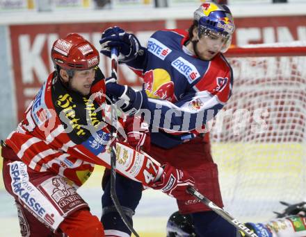 EBEL. Eishockey Bundesliga. KAC gegen EC Salzburg.  Jeffrey Tory,  (KAC), Matthias Trattnig (Salzburg). Klagenfurt, am 22.3.2009.
Foto: Kuess 

---
pressefotos, pressefotografie, kuess, qs, qspictures, sport, bild, bilder, bilddatenbank